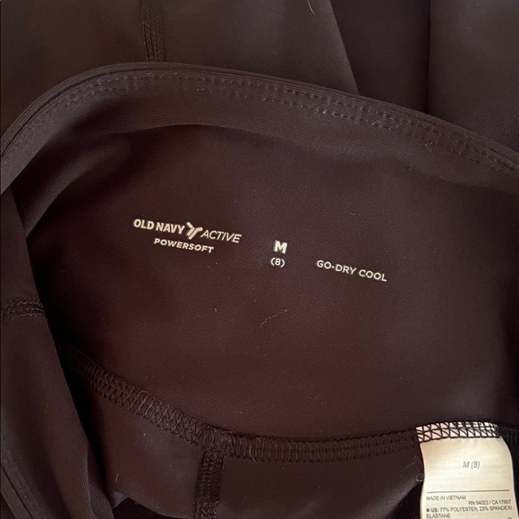 M (8) - Old Navy Girls Black Powersoft Active Skirt - Picture 4 of 5